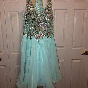 Jr size medium semi formal dress, like new